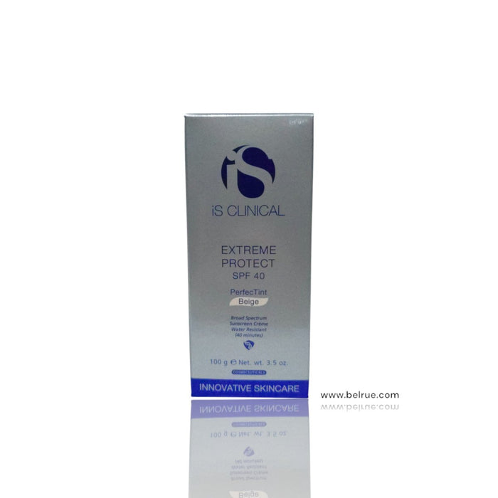 IS Clinical Protect Extreme Protect SPF40 PerfecTint Beige 100g - Belrue